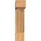 Ekena Millwork Traditional Block Smooth Bracket w/ Offset Brace, Western Red Cedar, 7 1/2"W x 28"D x 32"H BKT0806X28X32TRA05SWR - alternate 2